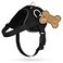Bark Appeal Black NoPull Dog Harness for Medium to Large Sized Pets Adjustable Reflective Vest with 3 Leash Clips for Added Control Easy Walks Training Large