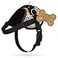 Bark Appeal Tan Plaid NoPull Dog Harness for Small to Medium Sized Pets Adjustable Reflective Vest with 3 Leash Clips for Added Control Easy Walks Training Medium