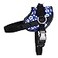 Bark Appeal Blue Hibiscus NoPull Dog Harness for Small to Medium Sized Pets Adjustable Reflective Vest with 3 Leash Clips for Added Control Easy Walks Training Medium