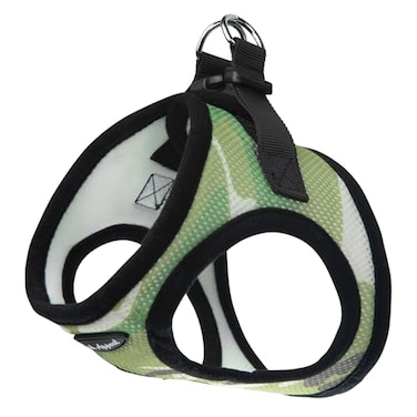 Bark Appeal Green Camo Stepin Dog Harness for Small to Medium Sized Pets Updated Sizing ReMeasuring is Essential Soft Vest Harness AntiChoke with Adjustable Strap Heavy Duty Clip M