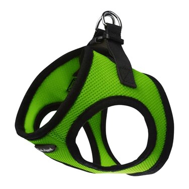 Bark Appeal Lime Green Stepin Dog Harness for Medium to Large Sized Pets Updated Sizing ReMeasuring is Essential Soft Vest Harness AntiChoke with Adjustable Strap Heavy Duty Clip L
