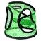 Bark Appeal Green Netted Stepin Dog Harness for Medium to Large Pets Updated Sizing Remeasuring is Essential Soft Netted Mesh AntiChoke with Adjustable Strap Heavy Duty Clip L