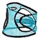 Bark Appeal Netted Stepin Dog Harness for All Sized Pets Updated Sizing ReMeasuring is Essential Soft Netted Mesh Adjustable Strap Heavy Duty Clip S 135155 Chest Teal Textured