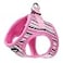 Bark Appeal Pink Stripe Stepin Dog Harness for Small to Medium Sized Pets Updated Sizing ReMeasuring is Essential Soft Vest Harness AntiChoke with Adjustable Strap Heavy Duty Clip M