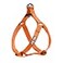 Pawtitas Medium Orange Dog Harness Adjustable Reflective Harness for Dog Walking Solid Color Nylon Buckle Closure Machine Wash