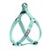 Pawtitas Solid Stepin Dog Harness Adjustable NoPull Vest for Puppies to Seniors Safe Comfortable M Teal
