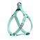 Pawtitas Solid Stepin Dog Harness Adjustable NoPull Vest for Puppies to Seniors Safe Comfortable M Teal