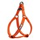 Pawtitas Recycled Reflective Stepin Dog Harness Adjustable NoPull Vest for Puppies to Seniors Safe Comfortable M Orange