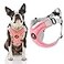 Gooby Memory Foam Step in Harness Pink Medium No Pull Small Dog Harness Patented ChokeFree X Frame Perfect on the Go Dog Harness for Medium Dogs No Pull or Small Dogs