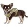 SALFSE Tactical Dog Training Harness Outdoor Working Vest Adjustable Military MOLLE Dog Vest Harness with Rubber Handle XSmall Pack of 1 Beige