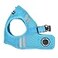 Puppia Soft Vest Dog Harness No Choke Stepin Reflective Triple Layered Breathable Mesh for Small and Medium Dog Sky Blue Medium