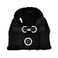 Puppia Terry Vest Dog Harness Stepin Winter Suede Warm No Choke No Pull Training Walking for Small and Medium Dog Black Medium