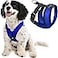 Gooby Comfort X Head in Harness Blue Large No Pull Small Dog Harness Patented ChokeFree X Frame Perfect on The Go Dog Harness for Medium Dogs No Pull or Small Dogs for Indoor and Outdoor Use
