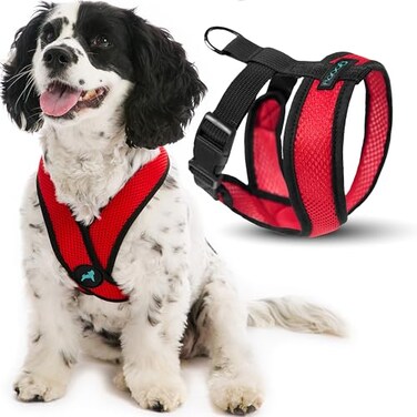 Gooby Comfort X Harness Red Small Chest 1175155