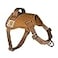 Carhartt Nylon Duck No Pull Dog Harness Fully Adjustable Dog Harness with Quick Control Handle and Reflective Accents Carhartt Brown Small