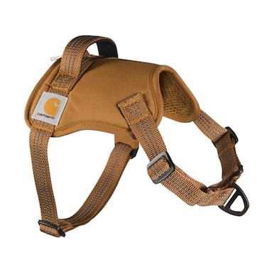 Carhartt Nylon Duck No Pull Dog Harness Fully Adjustable Dog Harness with Quick Control Handle and Reflective Accents Carhartt Brown Small