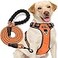 tobeDRI No Pull Dog Harness Adjustable Reflective Oxford Easy Control Medium Large Dog Harness with A Free Heavy Duty 5ft Dog Leash