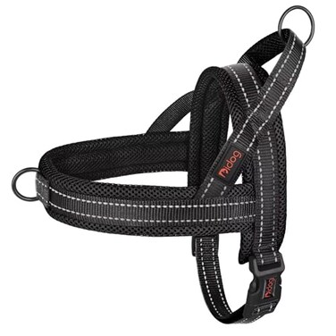 Didog No Pull Dog Harness with Breathable Mesh PaddedReflective Quick Fit Light Weight Dog Strap Vest HarnessEasy for Walking Training XSChest 1518 MeshBlack