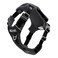 Kurgo Stash n Dash Harness Lightweight Portable Travel Dog Gear Ripstop Fabric Reflective Trim Foldable Dog Running Harness VNeck Design Black XLarge