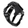 Kurgo Stash n Dash Harness Lightweight Portable Travel Dog Gear Ripstop Fabric Reflective Trim Foldable Dog Running Harness VNeck Design Black XLarge