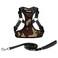 Best Pet Supplies Voyager Adjustable Stepin Flex Breathable Mesh Dog Harness for Small Medium Large Dogs Leash Set Army Base S