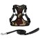Best Pet Supplies Voyager Adjustable Stepin Flex Breathable Mesh Dog Harness for Small Medium Large Dogs Leash Set Army Base S