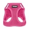 Best Pet Supplies Voyager Stepin Air Harness All Weather Mesh Reflective No Pull Harness for Dogs Cats Secure with Hook Loop Fastener Buckle Double DRings Fuchsia XXXS