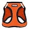 Best Pet Supplies Voyager Stepin Air Harness All Weather Mesh Reflective No Pull Harness for Dogs Cats Secure with Hook Loop Fastener Buckle Double DRings OrangeBlack Trim M