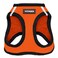 Best Pet Supplies Voyager Stepin Air Harness All Weather Mesh Reflective No Pull Harness for Dogs Cats Secure with Hook Loop Fastener Buckle Double DRings OrangeBlack Trim M