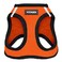 Best Pet Supplies Voyager Stepin Air Harness All Weather Mesh Reflective No Pull Harness for Dogs Cats Secure with Hook Loop Fastener Buckle Double DRings OrangeBlack Trim M