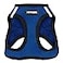 Best Pet Supplies Voyager Stepin Air Harness All Weather Mesh Reflective No Pull Harness for Dogs Cats Secure with Hook Loop Fastener Buckle Double DRings Royal BlueBlack Trim M