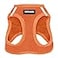 Best Pet Supplies Voyager Stepin Air Harness All Weather Mesh Reflective No Pull Harness for Dogs Cats Secure with Hook Loop Fastener Buckle Double DRings Orange M