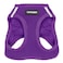 Best Pet Supplies Voyager Stepin Air Harness All Weather Mesh Reflective No Pull Harness for Dogs Cats Secure with Hook Loop Fastener Buckle Double DRings Purple XS