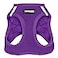 Best Pet Supplies Voyager Stepin Air Harness All Weather Mesh Reflective No Pull Harness for Dogs Cats Secure with Hook Loop Fastener Buckle Double DRings Purple M