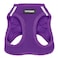Best Pet Supplies Voyager Stepin Air Harness All Weather Mesh Reflective No Pull Harness for Dogs Cats Secure with Hook Loop Fastener Buckle Double DRings Purple M