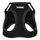 Best Pet Supplies Voyager Stepin Air Harness All Weather Mesh Reflective No Pull Harness for Dogs Cats Secure with Hook Loop Fastener Buckle Double DRings Black S