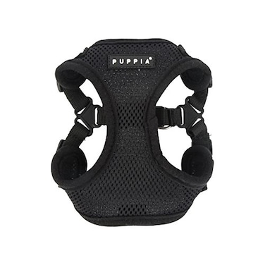 Puppia PARAHC1533BKXL Black Soft Harness C PetVestHarnesses XLarge