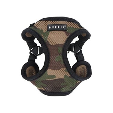 Puppia PARAHC1533CAM Camo Soft Harness C PetVestHarnesses MEDIUM