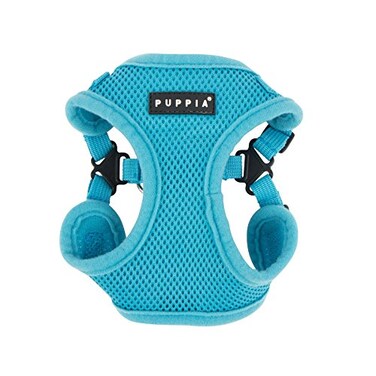 Puppia PARAHC1533SBM Sky Blue Soft Harness C PetVestHarnesses MEDIUM