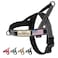 Annchwool No Pull Dog Harness with Soft Padded HandleReflective Strip Escape Proof and Quick Fit to Adjust Dog HarnessEasy for Training Walking for Small Medium and Large DogBlackL