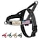 Annchwool No Pull Dog Harness with Soft Padded HandleReflective Strip Escape Proof and Quick Fit to Adjust Dog HarnessEasy for Training Walking for Small Medium and Large DogBlackL