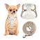 Puppytie No Pull xs Dog Harness with Multifunction Dog LeashSoft Adjustable No Choke Escape Proof Pet Harness VestGlossy Pearl WhiteXXS