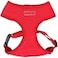 Parisian Pet Red Dog Harness Breathable Mesh No Pull Puppy Harness with Leash Ring Adjustable Freedom Harnesses for Dogs Soft Padded StepIn Pet Vest Lightweight Dog Vests for Large Sized Dogs