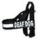 Doggie Stylz Deaf Dog Nylon Strap Service Dog Harness No Pull Guide Assistance Comes with 2 Reflective Deaf Dog Removable Patches Please Measure Your Dog Before Ordering
