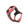 Kurgo Journey Air Dog Harness Secure Fit for Active Dogs Padded Chest Lightweight Ripstop Fabric Breathable Mesh Reflective Trim Back Assist Handle Coral Small