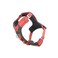 Kurgo Journey Air Dog Harness Secure Fit for Active Dogs Padded Chest Lightweight Ripstop Fabric Breathable Mesh Reflective Trim Back Assist Handle Coral Small