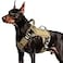 WINGOIN Tactical Dog Harness for Large Dogs Heavy Duty No Pull Dog Harness with Handle Adjustable Reflective Military K9 German Shepherd Big Size Dog Vest for Walking Training Hunting Khaki L