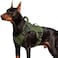 WINGOIN Tactical Dog Harness for Large Dogs Heavy Duty No Pull Dog Harness with Handle Adjustable Reflective Military K9 German Shepherd Big Size Dog Vest for Walking Training Hunting Green L