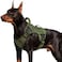 WINGOIN Tactical Dog Harness for Large Dogs Heavy Duty No Pull Dog Harness with Handle Adjustable Reflective Military K9 German Shepherd Big Size Dog Vest for Walking Training Hunting Green L