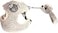 La La Pet Cute Small Dog Harness with Velvet Leash Mesh Padded Vest Harness for Walking Small Medium Dogs and Cats Beige M